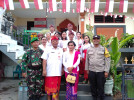 Persiapan mengikuti Upacara Bendera