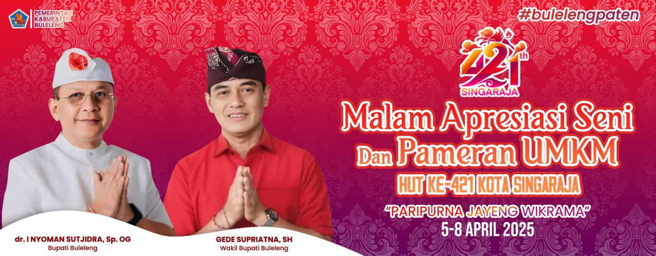 Malam Apresiasi Seni HUT Kota Singaraja ke-421